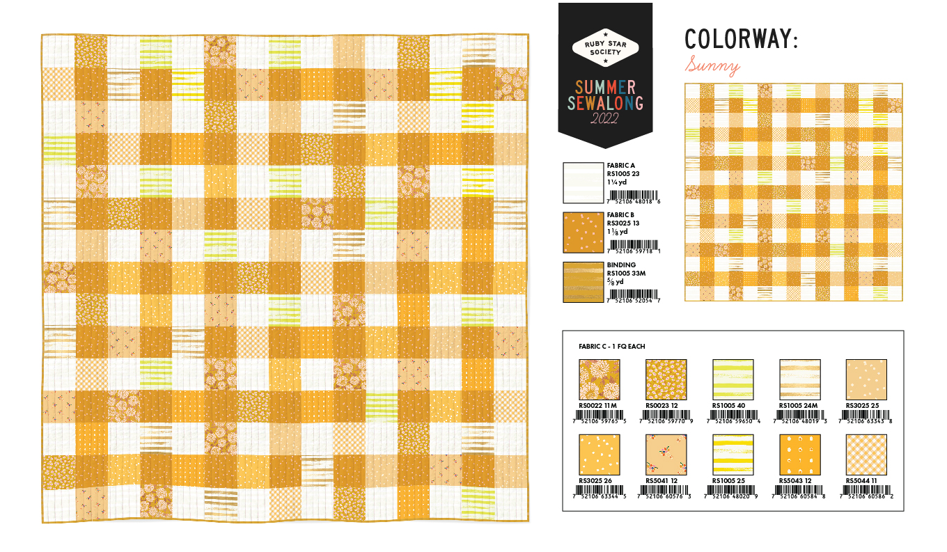 yellow plaid quilt