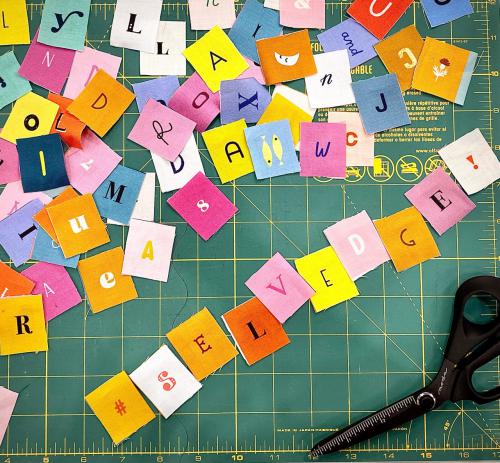 selvedge letters